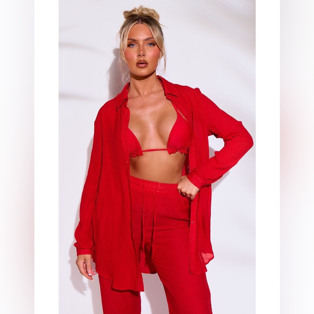 PrettyLittleThing Red Top - Picture 4 of 7